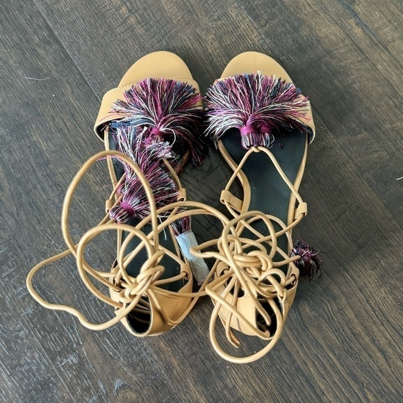 Rebecca Minkoff Isla Wraparound Lace Sandal Size 7 Women - Picture 7 of 11